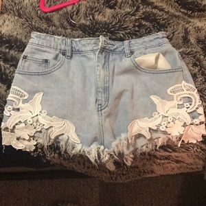 High waisted shorts